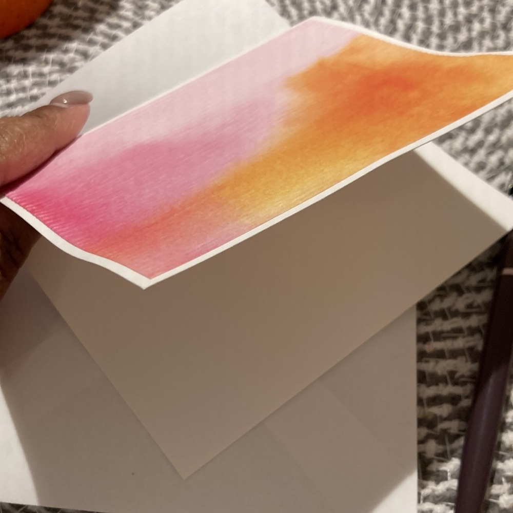 💝 Set of six Note cards/envelopes - Picture 6 of 6